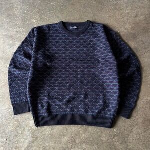 90s patterned knit sweater